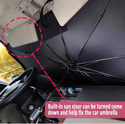 Foldable Car Windshield Sunshade Umbrella