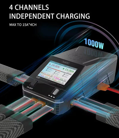 ToolkitRC Q6AC Quad AC/DC Smart Charger | TK12900