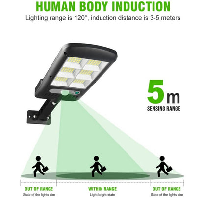 COB Street Solar Sensor Wall Light W/Remote control | BK-818-6