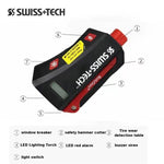 SWISS+TECH Car Window Breaker Emergency Car Multi-function Mini Tool