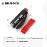 SWISS+TECH Car Window Breaker Emergency Car Multi-function Mini Tool