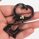 SWISS+TECH Multifunctional Combination Tool Mini Keychain Portable Outdoor