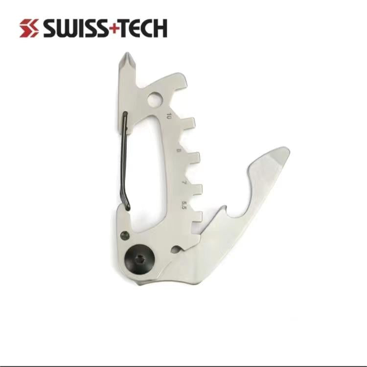 Swiss Tech multifunctional combination creative key chain hanging buckle outdoor portable edc card tool