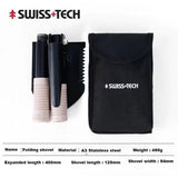 SwissTech multi-functional folding shovel small shovel outdoor camping fishing shovel