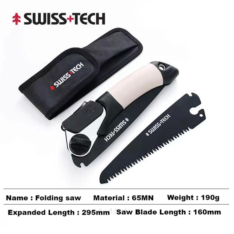 SwissTech Folding Saw Wood Saw Handheld Small Folding Saw Outdoor Camping Garden Saw