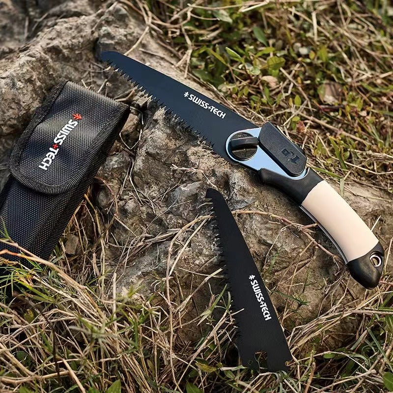 SwissTech Folding Saw Wood Saw Handheld Small Folding Saw Outdoor Camping Garden Saw