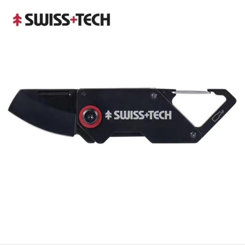 Swiss Tech Mini Unboxer Folding Multi-function Portable Car Keychain Express Outdoor Hunting Camping Gift