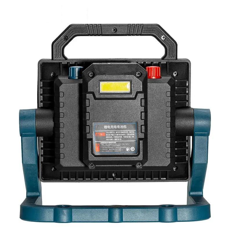LED Flashlight Power Bank Super Bright COB Work Lights Portable Searchlight USB Rechargeable Lantern Outdoor Camping Light