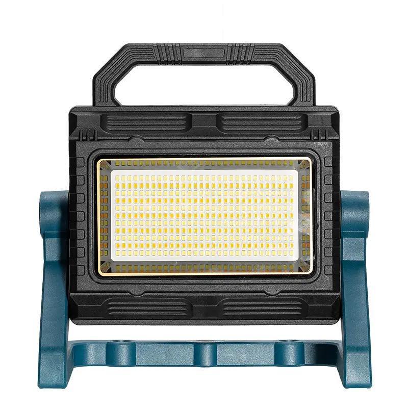 LED Flashlight Power Bank Super Bright COB Work Lights Portable Searchlight USB Rechargeable Lantern Outdoor Camping Light
