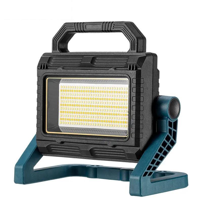 LED Flashlight Power Bank Super Bright COB Work Lights Portable Searchlight USB Rechargeable Lantern Outdoor Camping Light