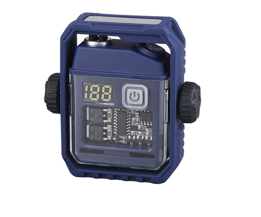 Lighter Flashlight Rotating Vibrating Display Portable Lights
