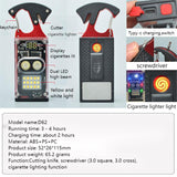 Camping Lights Keychain Electronic Cigarette Lighter Work Light