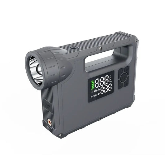 Portable Multifunctional Jump Starter with Air Compressors and Inflators