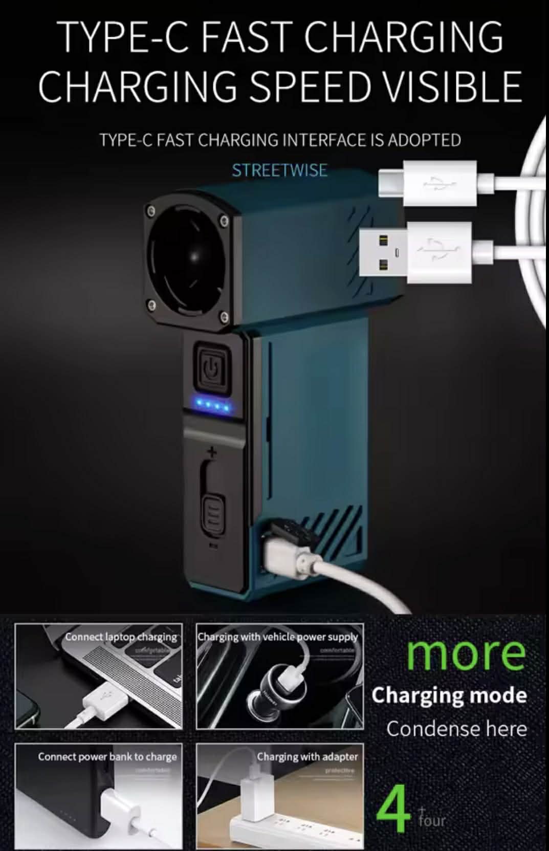 Violent Fan F031 Blower / Vacuum Suction / Extraction / Fill