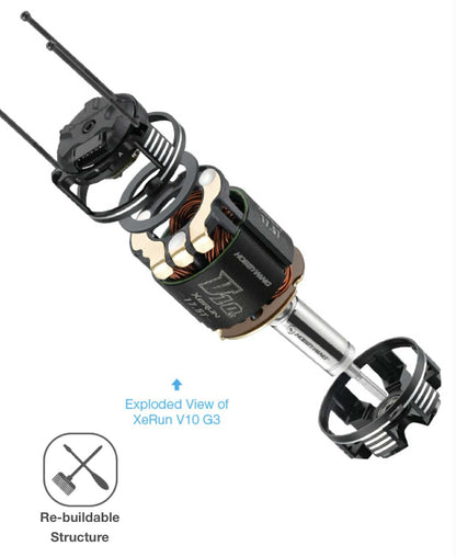 HOBBYWING Xerun V10 G3 Sensored Brushless Motor | 30401110