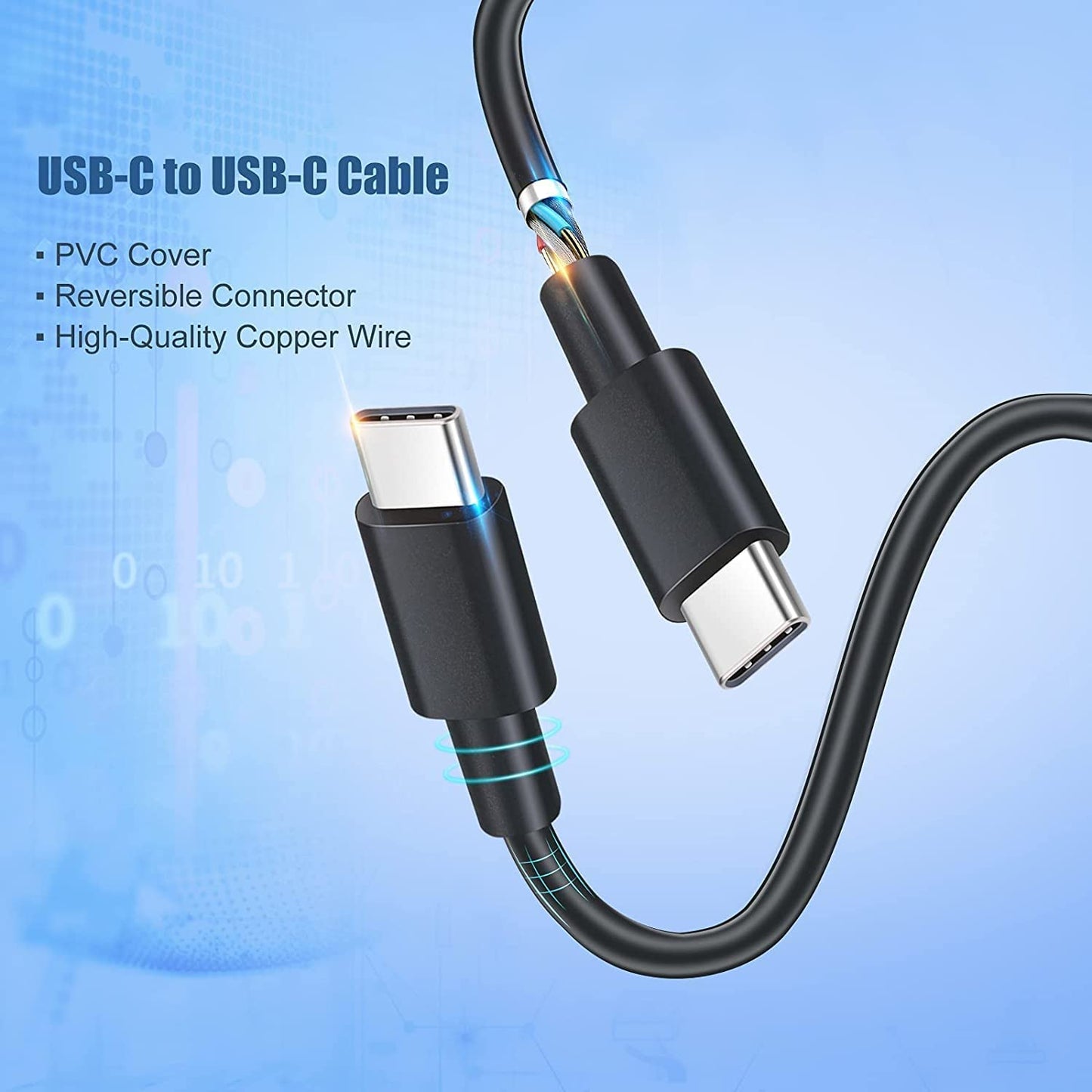 25W Super Fast Charger for Samsung USB C Fast Charger USB C to C Charging Cable