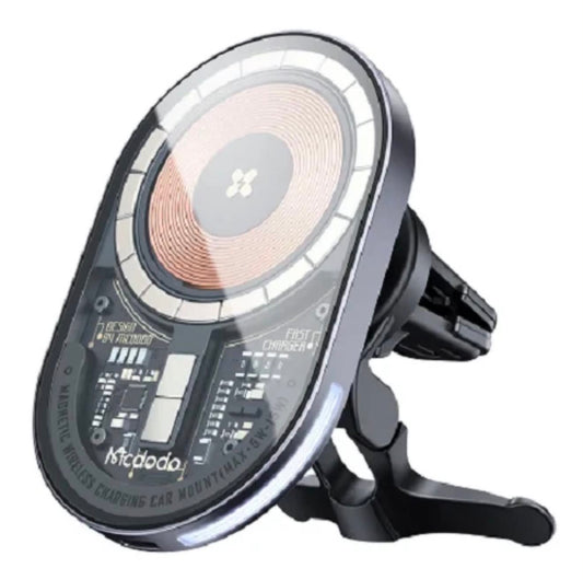 MCDODO CH-2340 Prism Series Magnetic Wireless Charger Car Mount Air Vent Clip Charging Bracket