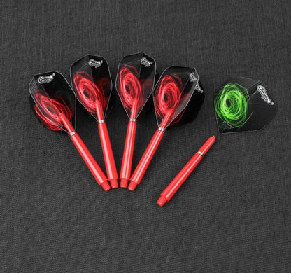 CyeeLife Dart Flights Puncher Kit | Hole Punch+Spring+Shafts+Flights