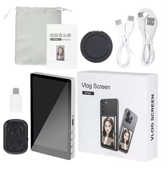 Wireless Magnetic Vlog Screen PT001 | iPhone Android