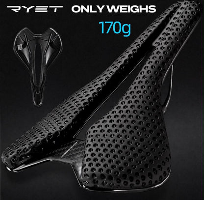 RYET Carbon PREMIUM 3D-Printed Honeycomb Bicycle Saddle | SD-T60-3D