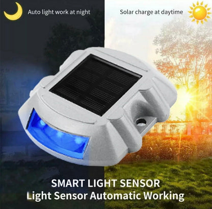 Solar LED Dock Light Driveway Marker Lights | 2pcs | 4 Colours