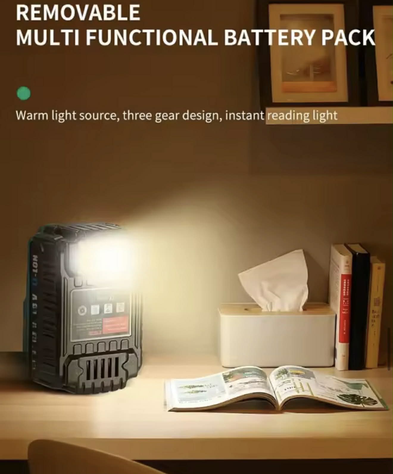 F046 Violent Fan Handheld Blower W/18V Battery Pack | Makita Battery Compatible