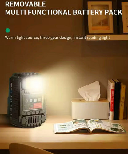 F046 Violent Fan Handheld Blower W/18V Battery Pack | Makita Battery Compatible