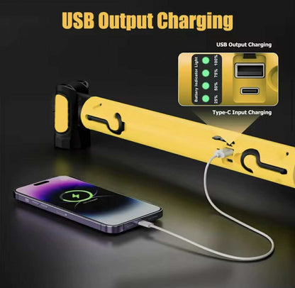 Rotating Magnetic & Hooks LED Light Baton