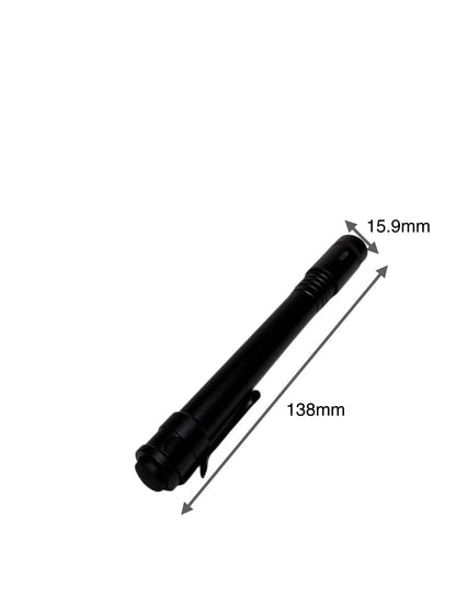 Rechargeable Mini Pocket Flashlight Pen Torch W/Clip | 2 Size