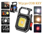 Mini LED COB Keychain Light USB Rechargeable Flashlight | 6 Designs