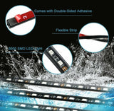 Exterior Car Underglow Lights RGB 5050 SMD LED - 12V - Remote/APP Control