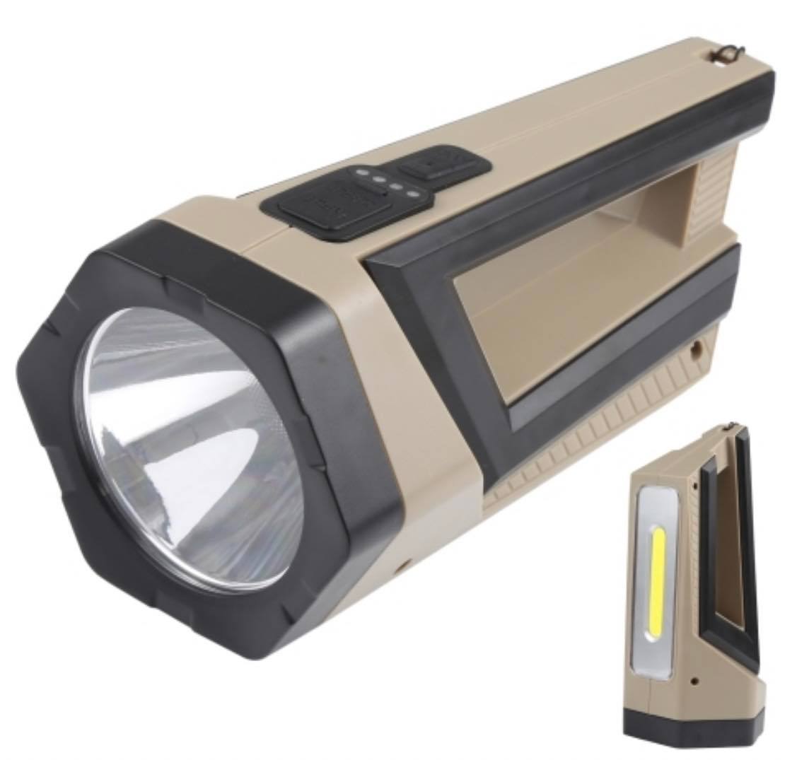 Portable Multifunctional Spot + Flood Light USB Rechargeable Lamp