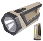 Portable Multifunctional Spot + Flood Light USB Rechargeable Lamp