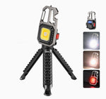 Mini COB Keychain Light W/4in1 Screwdriver & 7in1 Wrench | 2 Styles | Optional Tripod