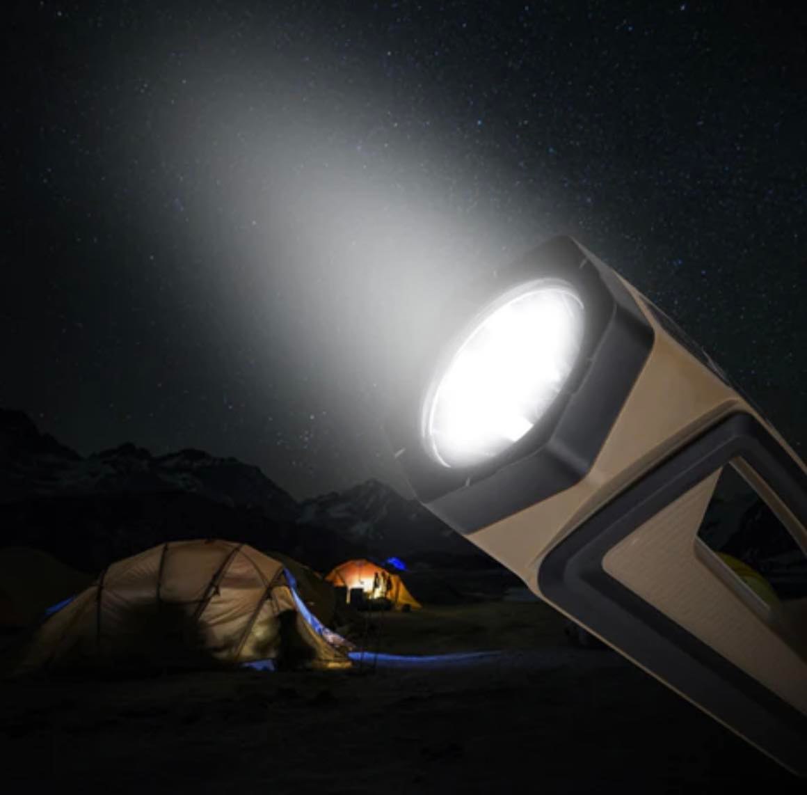 Portable Multifunctional Spot + Flood Light USB Rechargeable Lamp