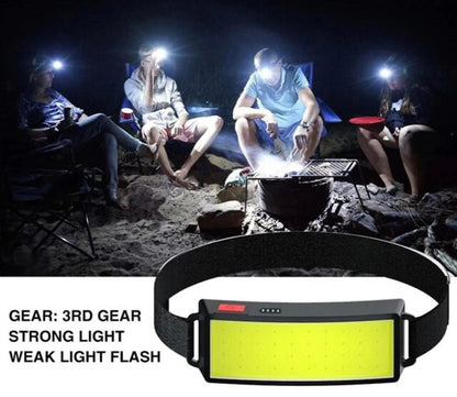 Outdoor COB LED Headwear Light Headlamp USB Rechargeable | TM-G14