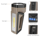 Portable Multifunctional Spot + Flood Light USB Rechargeable Lamp