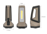 Portable Multifunctional Spot + Flood Light USB Rechargeable Lamp