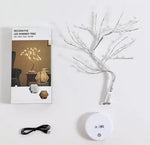Decorative LED Shimmer Tree Tabletop Bonsai Tree W/DIY Branch | 50cm | 3 Style