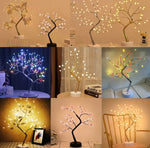 Decorative LED Shimmer Tree Tabletop Bonsai Tree W/DIY Branch | 50cm | 3 Style