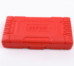 46pcs Socket Ratchet Wrench Set 1/4" External Torx Screwdriver Bit Extension Bar W/Case