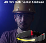 COB Floodlight Headlamp Type C Fast Charging W/Red Back Warning Light | W695-1