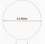 Hoop Round Circle Backdrop Balloon Arch Frame | Wedding Props Background | 2 Colors & 3 Size