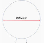 Hoop Round Circle Backdrop Balloon Arch Frame | Wedding Props Background | 2 Colors & 3 Size