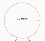 Hoop Round Circle Backdrop Balloon Arch Frame | Wedding Props Background | 2 Colors & 3 Size