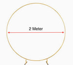 Hoop Round Circle Backdrop Balloon Arch Frame | Wedding Props Background | 2 Colors & 3 Size