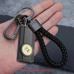 Mini Metal Magnetic Base Keychain Light Rechargeable W/Back Clip