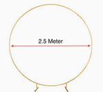 Hoop Round Circle Backdrop Balloon Arch Frame | Wedding Props Background | 2 Colors & 3 Size