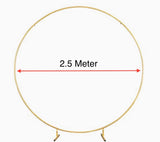 Hoop Round Circle Backdrop Balloon Arch Frame | Wedding Props Background | 2 Colors & 3 Size