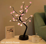 Decorative LED Shimmer Tree Tabletop Bonsai Tree W/DIY Branch | 50cm | 3 Style